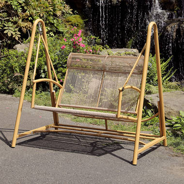 Bamboo best sale porch swing